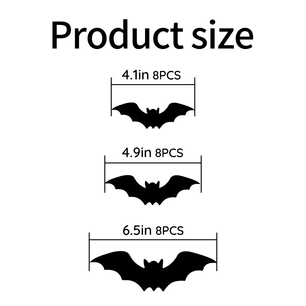 🦇👻3D bat light🎃 Detachable for Halloween party🎉