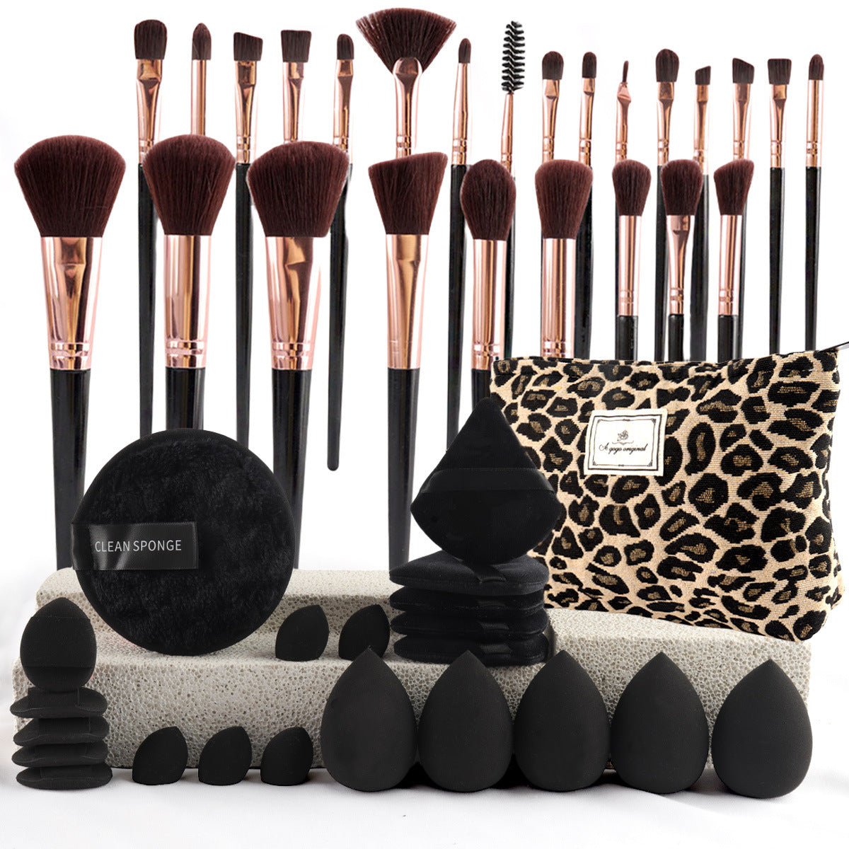 💝42 Pcs pink makeup tool set🎀One-click makeup application solves all makeup problems💄💖