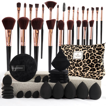 💝42 Pcs pink makeup tool set🎀One-click makeup application solves all makeup problems💄💖