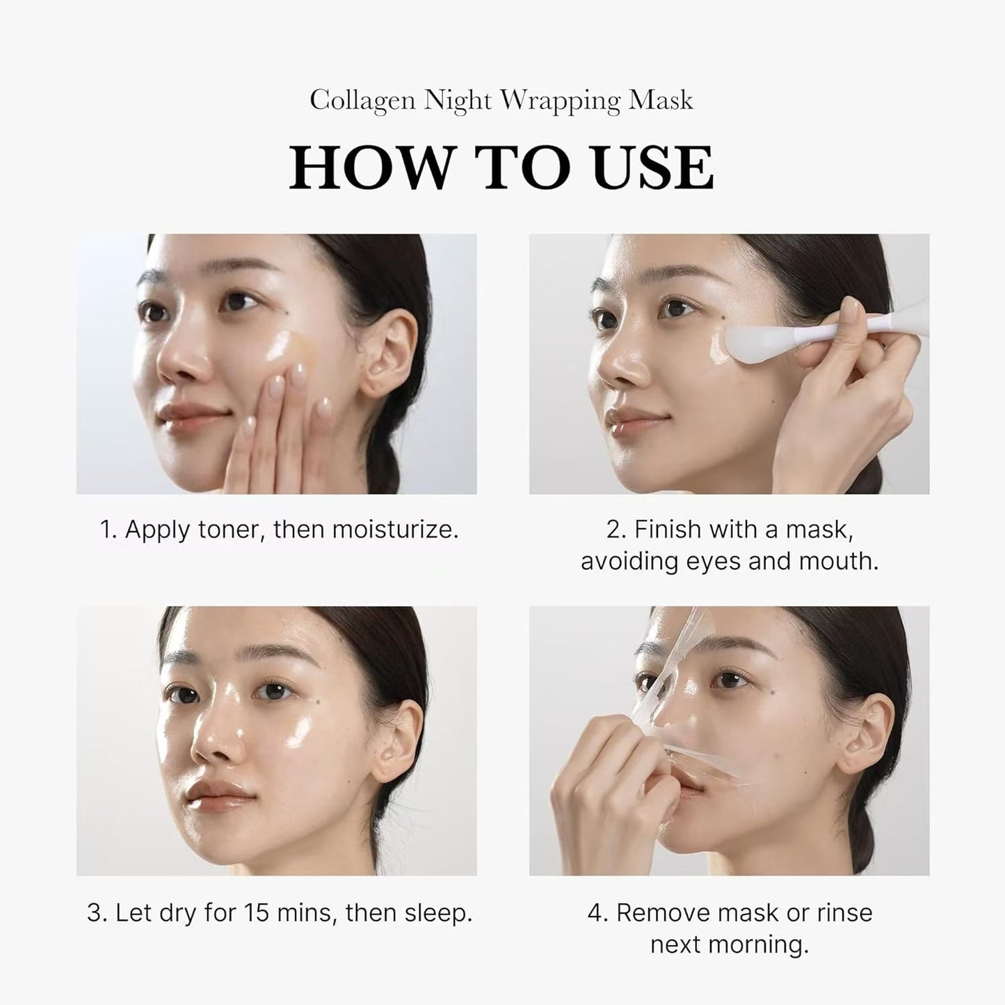 💖Collagen Exfoliating Mask – Deep Clean & Korean Skincare Radiance