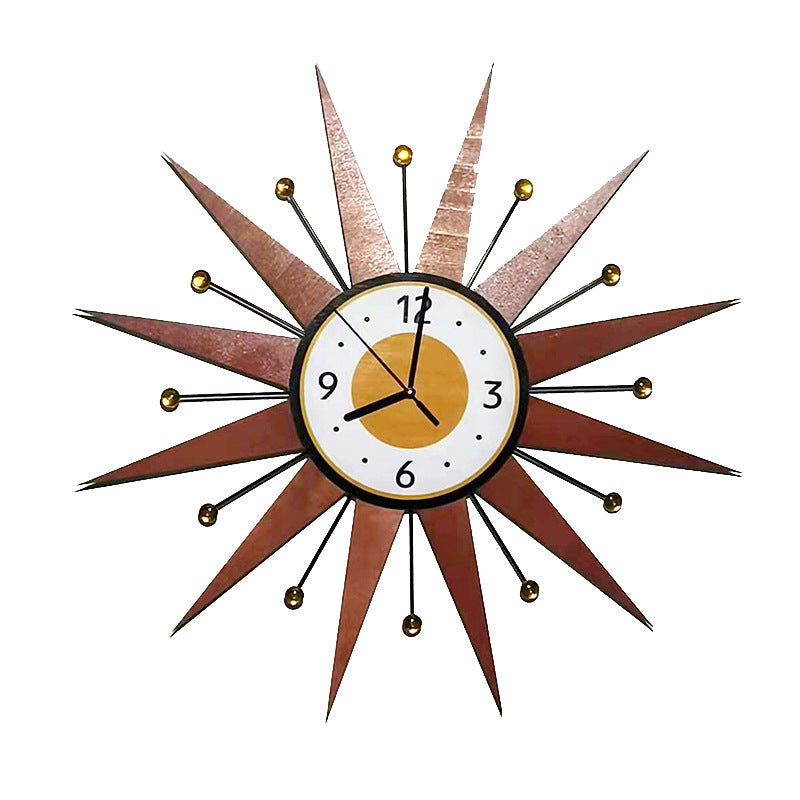 Starburst Sunburst Clock