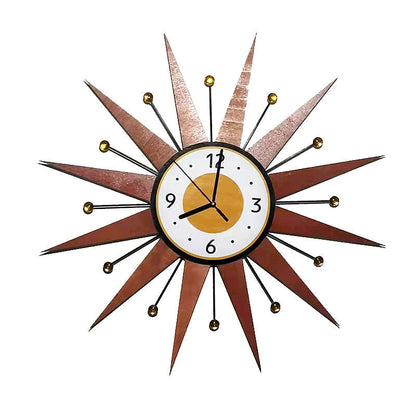 Starburst Sunburst Clock