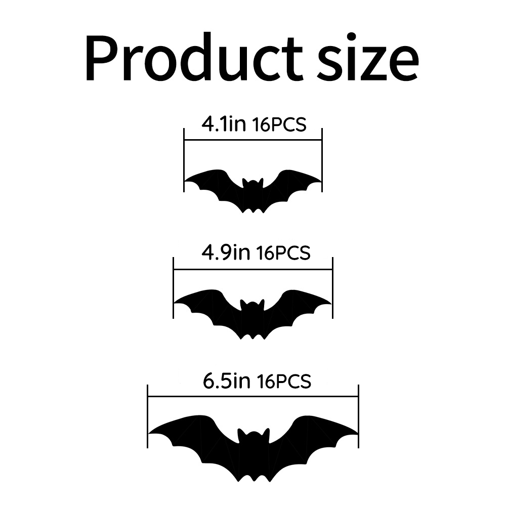 🦇👻3D bat light🎃 Detachable for Halloween party🎉