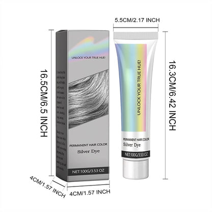 ✨2-in-1 Natural Essence Extract Silver Hair Dye