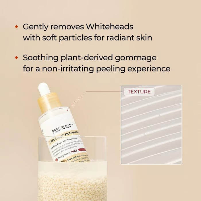 Peel Shot Glow Rice Ampoule Duo – Exfoliating, Hydrating & Brightening Serum Set