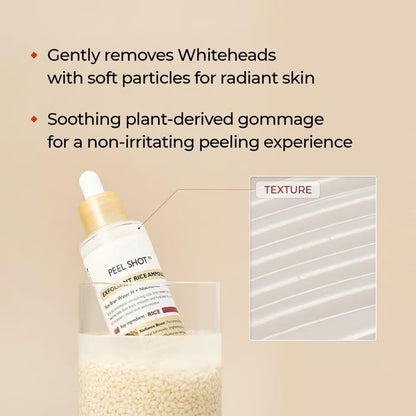 Peel Shot Glow Rice Ampoule Duo – Exfoliating, Hydrating & Brightening Serum Set