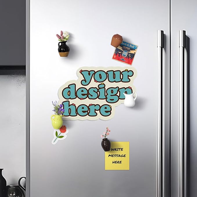 🌸Cute Plant Ceramic Vase Fridge Magnets