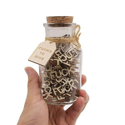 Wooden Hollow Letters Fuck Prank Gift